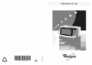 Manual Whirlpool TC 2260/WH Microwave