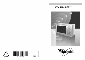 Manual Whirlpool UKM 111 WH Microwave