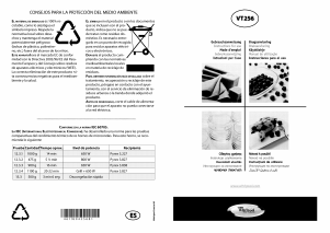 Manual de uso Whirlpool VT 256 / WH Microondas