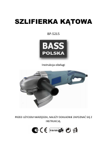 Instrukcja Bass Polska BP-5215 Szlifierka kątowa