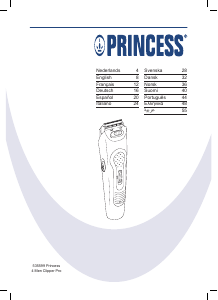 Εγχειρίδιο Princess 535599 4 Men Pro Κουρευτική μηχανή