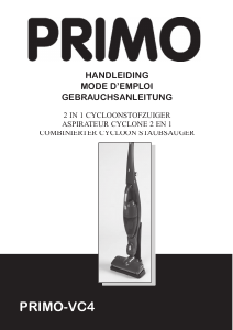 Handleiding Primo VC4 Stofzuiger