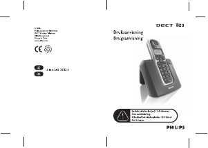Brugsanvisning Philips DECT1231S Trådløs telefon