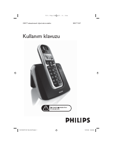 Kullanım kılavuzu Philips DECT5272B Kablosuz telefon