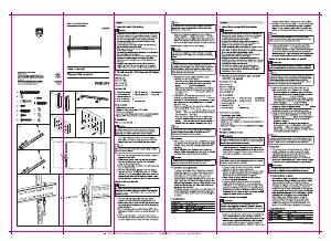 Manual de uso Philips SQM7842 Soporte de pared