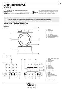 Manual Whirlpool HSCX 10444 Dryer