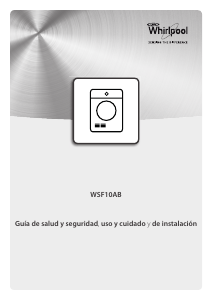 Manual de uso Whirlpool WSF10AB Secadora