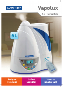 Mode d’emploi Lanaform Vapolux Humidificateur