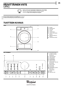 Käyttöohje Whirlpool HSCX 90532 Kuivausrumpu