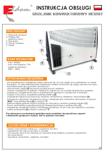 Manual Eldom HC120T Heater