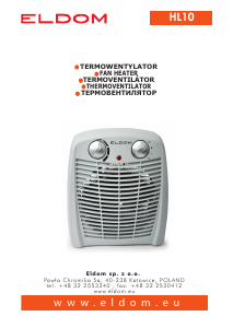 Manual Eldom HL10 Heater