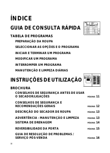 Manual Whirlpool AWZ 3427 WP Máquina de secar roupa