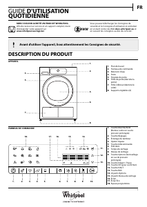 Mode d’emploi Whirlpool HSCX 80540 Sèche-linge