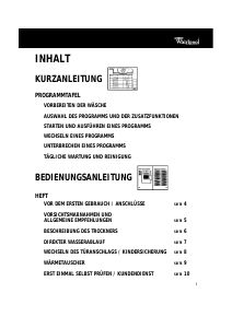 Bedienungsanleitung Whirlpool AWZ 881 Red Zac Trockner