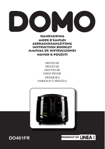 Manual de uso Domo DO461FR Freidora