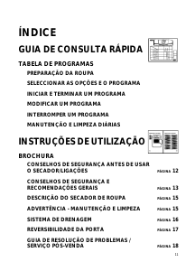 Manual Whirlpool AWZ 322 Máquina de secar roupa