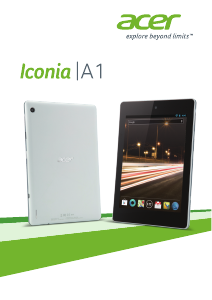 Manual de uso Acer Iconia A1 A1-810 Tablet