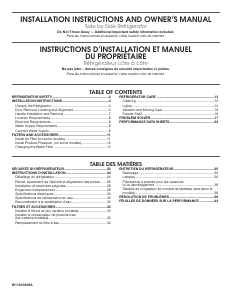 Mode d’emploi Whirlpool WRS588FIHB Réfrigérateur combiné