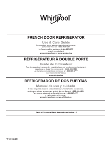 Manual Whirlpool WRF954CIHZ Fridge-Freezer