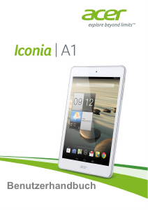 Bedienungsanleitung Acer Iconia A1 A1-830 Tablet