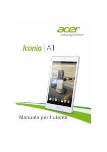 Manuale Acer Iconia A1 A1-830 Tablet