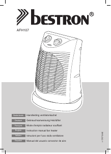 Manual Bestron AFH107 Heater