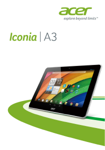 Manuale Acer Iconia A3-A10 Tablet