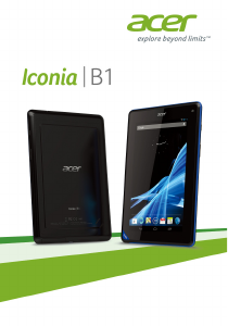 Manual Acer Iconia B1-A71 Tablet