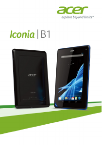 Manual de uso Acer Iconia B1-A71 Tablet