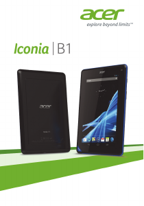 Manual Acer Iconia B1-A71 Tablet