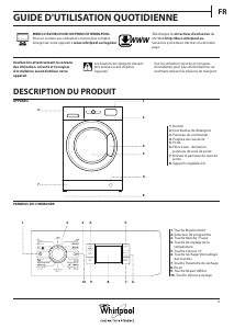 Mode d’emploi Whirlpool WWDC 11716 S Lave-linge séchant