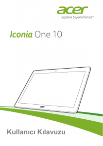 Kullanım kılavuzu Acer Iconia One 10 B3-A10 Tablet