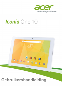 Handleiding Acer Iconia One 10 B3-A20B Tablet