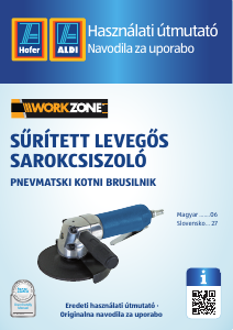 Priročnik Workzone RP7319E Kotna brusilka