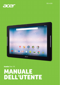 Handleiding Acer Iconia One 10 B3-A30 Tablet