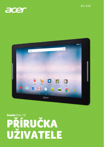 Manuál Acer Iconia One 10 B3-A30 Tablet