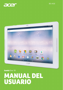 Manual de uso Acer Iconia One 10 B3-A32 Tablet
