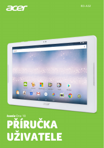 Manuál Acer Iconia One 10 B3-A32 Tablet