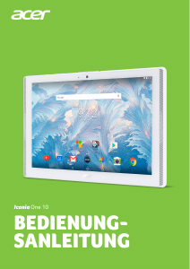 Bedienungsanleitung Acer Iconia One 10 B3-A40FHD Tablet
