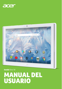 Manual de uso Acer Iconia One 10 B3-A42 Tablet