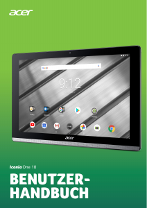 Bedienungsanleitung Acer Iconia One 10 B3-A50FHD Tablet