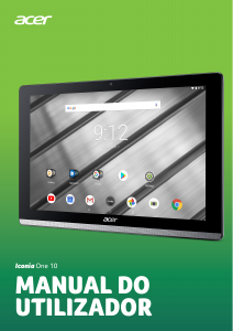 Manual Acer Iconia One 10 B3-A50FHD Tablet