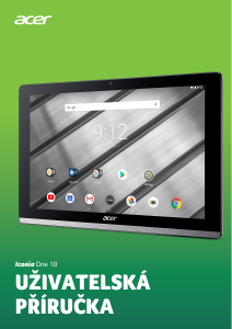 Manuál Acer Iconia One 10 B3-A50FHD Tablet