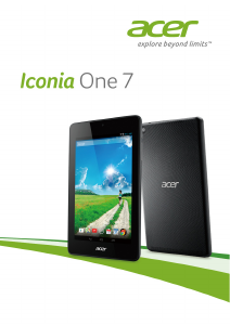 Manual de uso Acer Iconia One 7 B1-730HD Tablet