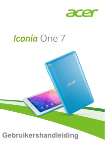 Handleiding Acer Iconia One 7 B1-760HD Tablet