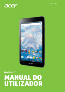 Manual Acer Iconia One 7 B1-790 Tablet