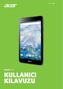 Kullanım kılavuzu Acer Iconia One 7 B1-790 Tablet