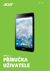 Manuál Acer Iconia One 7 B1-790 Tablet