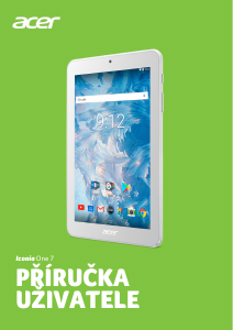 Manuál Acer Iconia One 7 B1-7A0 Tablet