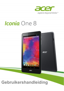 Handleiding Acer Iconia One 8 B1-810 Tablet